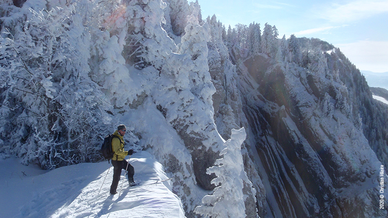 Ski de randonnée nordique en découverte